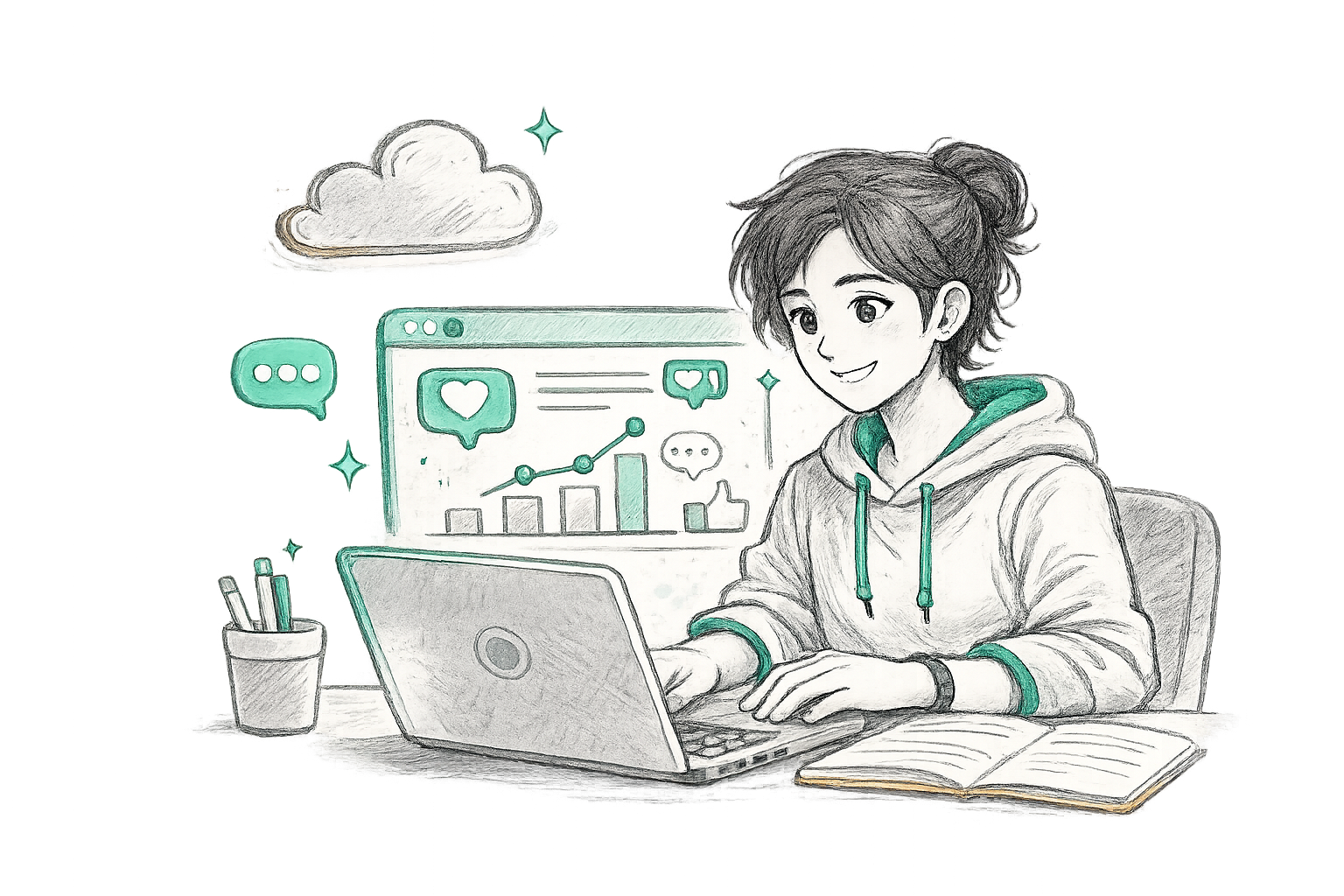 Illustration de l'article : Devenir Social Media Manager en Algérie : le guide 2026